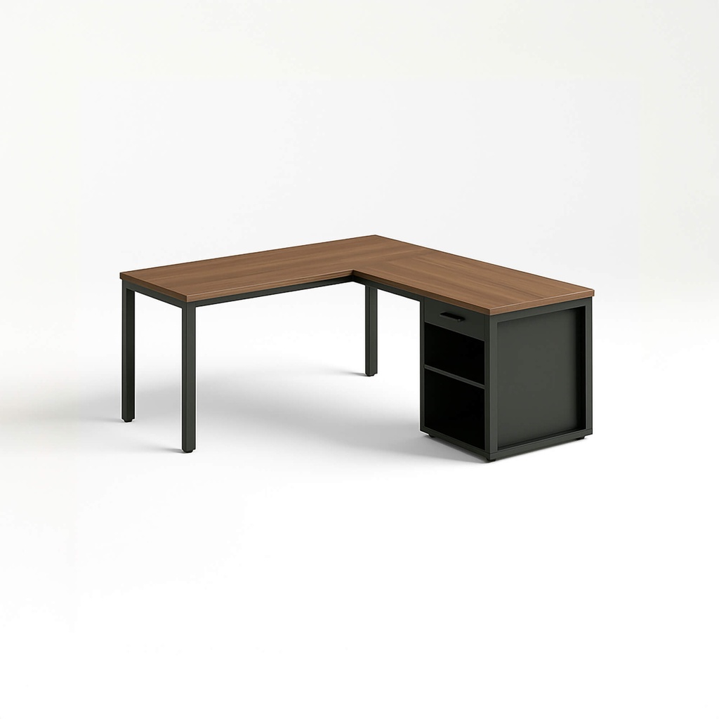 [Of-32-no] Corner Desk Left Sit