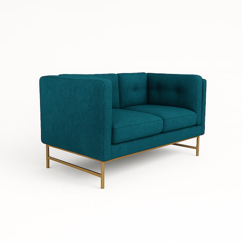 [Of-43-no] Two-Seat Sofa (Linen)